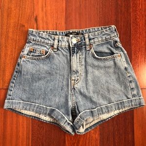 Bershka high waisted shorts